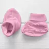 Пинетки для новорожденных интерлок-пенье розовый